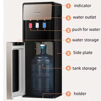 Nouveau Distributeur d'Eau Électronique Autonome pour la Maison, Sous Plan, Trois Robinet Robinetterie Instantanée Chaud et Froid