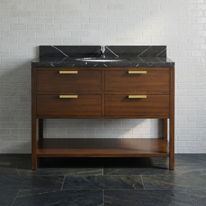 Toby Mahogany <b>Vanity</b> <b>Table</b> Marble Top Modern Elegant Design Bedroom Home Hotel Furniture Wooden Cabinet - Product Image 4
