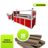 Machine d'extrusion automatique à double vis en PVC WPC Deleno Machinery pour la production de panneaux à persiennes avec une capacité de 400