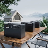 Station d'alimentation portable, station d'alimentation de secours 3 kVA disponible, armoire d'alimentation portable LiFePO4 hybride MPPT solaire, petite pour l'extérieur