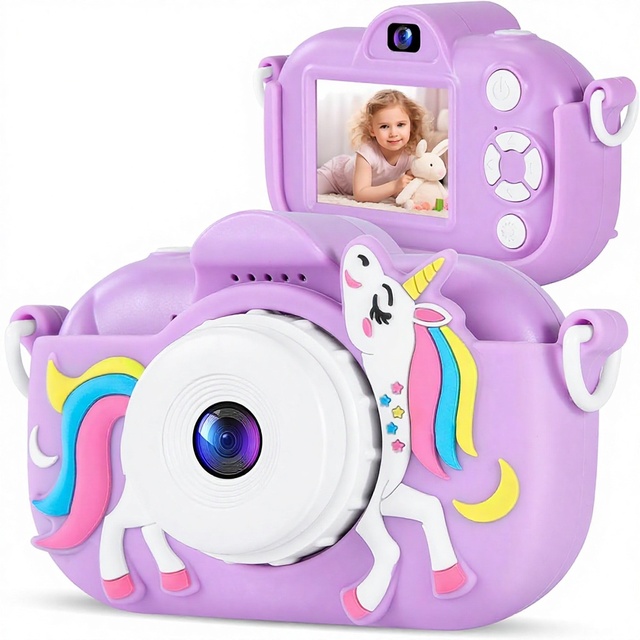 MAVOKIS Kids Digital Camera 0-3M 1080P Toddler Camera 32GB SD Card Lithium Battery DC501L Model Girls Toys Christmas Birthday