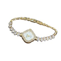 Nouvelle Montre Femme de Luxe à Quartz OEM 2026 avec Bracelet en Acier Inoxydable, Zircon et Strass, Montre-Bracelet Écologique JM014
