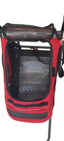 Remorque extérieure pliable pour animaux de compagnie Chariot de plage en sable pliable à la main Transporteurs pour chiens et autres animaux de compagnie Produits de voyage pratiques