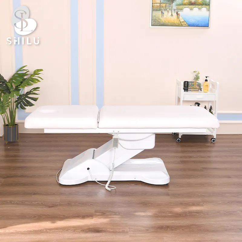 Spa taşınabilir fizik tedavi yüksekliği ayak ayarlanabilir hidrolik sedye muayene koltuğu asansör masaj kanepe tedavi yatağı