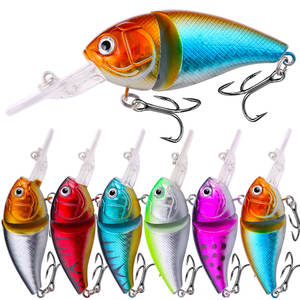 Ingrosso CB075 8.5cm 14.3g esche dure artificiali 2 sezioni esche da pesca - Product Image 1