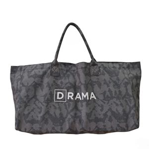 Eco Friendly Soft <b>Canvas</b> <b>Tote</b> Bag Custom Gradient Color Printing Large Capacity Wholesale Travel Beach Handbag Rope Handle - Product Image 4