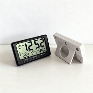 <span class=keywords><strong>Thermomètre</strong></span> hygromètre numérique intelligent ultra-fin en plastique avec alarme pour bureau et maison - Product Image 2
