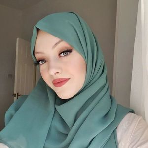 Écharpe en mousseline unie <span class=keywords><strong>Hijab</strong></span> avec couture soignée Femmes musulmanes Écharpes en mousseline disponibles Écharpes ethniques <span class=keywords><strong>Bonnet</strong></span> avec <span class=keywords><strong>hijab</strong></span> - Product Image 3