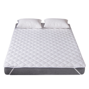 Oem/odm 4 Inch <strong>Single</strong> Queen King Size Microfiber Fitted Quilted Cooling Waterproof Bed Mattress Pad Topper Cover <strong>Protector</strong> - Product Image 2