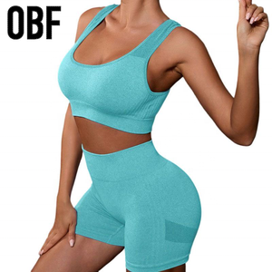 Venta al por mayor de ropa de <span class=keywords><strong>yoga</strong></span> para mujer para <span class=keywords><strong>el</strong></span> gimnasio Conjunto de dos piezas Tome la iniciativa de usar un chaleco de cintura alta de color melocotón Leggings de <span class=keywords><strong>yoga</strong></span> - Product Image 2