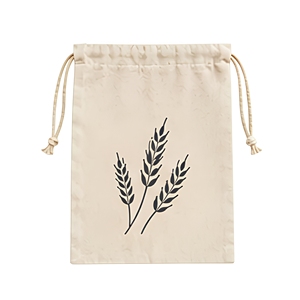 Bolsa de algodón con cordón para pan, personalizable en color, tamaño y logotipo, reutilizable para almacenar productos y para compras. - Product Image 2