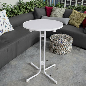 مآدب حفلات الزفاف ، مآدب فناء ، مبيع بالجملة ، بلاستيك أبيض عصري قابل للطي طويل القامة للأماكن الخارجية - Product Image 5