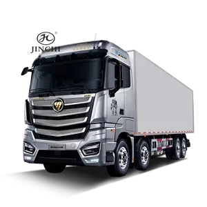 Foton EST truk kargo truk tugas berat, 6x4 4X2 6X2 traktor transportasi logistik truk datar dengan mesin Diesel Cummins