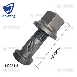 JQ Manufacturing M22X1.5X68 Truck Auto Stud Hub Nuts Wielbouten voor <span class=keywords><strong>SAF</strong></span> Hoge Kwaliteit Wielbout Leverancier - Product Image 2