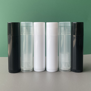 <span class=keywords><strong>Tube</strong></span> de baume à lèvres 5ml en plastique blanc, noir, transparent, vide, pour stick de parfum solide, <span class=keywords><strong>tube</strong></span> de baume à lèvres rond à mécanisme rotatif 5g 0.15oz - Product Image 6