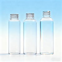 Vente en gros Bouteille d'eau en verre réutilisable de 500ml 750ml résistante à la chaleur personnalisée Jus de boisson en verre borosilicate portable sans BPA