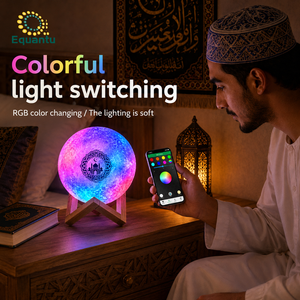 Haut-parleur Coranique QB512 à Succès Commercial, Lecteur Coranique Numérique, Contrôle Tactile Bluetooth, Lampe LED, Télécommande via APP, Prix Usine - Product Image 2