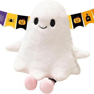 Coussin en peluche fantôme pour Halloween, design effrayant, <span class=keywords><strong>poupée</strong></span> décorative pour salon et école, décoration macabre, <span class=keywords><strong>poupée</strong></span> effrayante - Product Image 4
