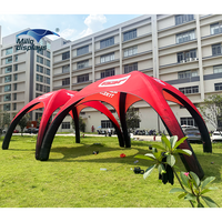 Dômes gonflables personnalisés avec logo, imperméables, 20 pieds, tentes pour événements, sports motorisés, gazebo, tente de réception 6x6 m, tente de course, publicité, pompe électrique