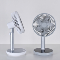 Mini ventilateur portable USB rechargeable multifonctionnel avec éclairage LED pour la vente en gros