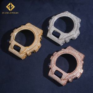 Reloj de Moissanita VVS1 en Oferta, Joyería Hip Hop con Diseño Iced Out, Bisel de Reloj de Moissanita VVS de Plata 925 - Product Image 3