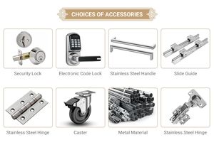 Vitrina Moderna de Lujo para Joyería, Exhibidor de Metal y MDF Personalizable con Gabinete de Vidrio para Museo, Exposición de Artefactos, Centro Comercial o Tienda - Product Image 5