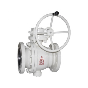 6D Flange 2 Piece Cast Steel 300LB Forged Trunnion Mounted Ball - Product Image 1