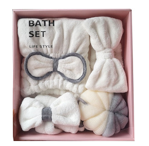 Sợi Nhỏ Tóc Khô Khăn Cho Người Lớn Mềm Mại Thoải Mái Màu Rắn Dệt Polyester In Kỹ Thuật Nén Cho Nhà Sử Dụng - Product Image 2