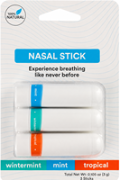 Bâtonnet Nasal d'Aromathérapie Naturelle : Améliore la Concentration & Optimise la Respiration, Soulagement des Sinus & Relaxation Portable, Inhalateur Nasal en Stick