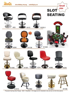 Las Veges Precio de fábrica Buena calidad Base de metal Silla de Bar giratoria Silla de póquer Ranura para asientos Taburete de juego <span class=keywords><strong>Ruleta</strong></span> Silla de casino - Product Image 4