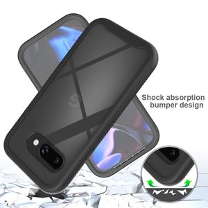 Con protector de pantalla 360 cubierta completa a prueba de golpes TPU PC Phone Case para <span class=keywords><strong>Google</strong></span> Pixel 9a 9 Pro XL 8A 8 Pro - Product Image 5