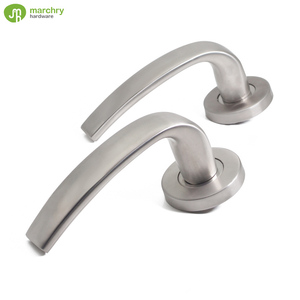 Manija de Puerta de Acero Inoxidable 304 con Tubo Hueco de Estilo Clásico - Product Image 1