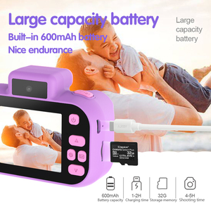40MP HD Mini Máy Ảnh Kỹ Thuật Số Ít Đồ Chơi Cho Trẻ Em 4K Độ Nét Cao Video Ghi Âm Giáng Sinh Quà Tặng Sinh Nhật - Product Image 5