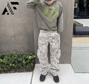 <span class=keywords><strong>Pantaloni</strong></span> Cargo Personalizzati di Alta Qualità 100% Cotone, Stile Paracadutista, Mimetico Real Tree, per Uomo - Product Image 1