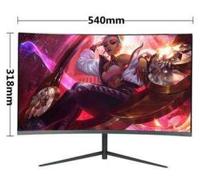 Nhà Máy Tùy Chỉnh Nhanh Chóng Vận Chuyển Đầy Đủ 23.8 24 Inch Chống-Ánh Sáng Màu Xanh LED Chơi Game PC Màn Hình 1920*1080P LCD Màn Hình Máy Tính Với 12V - Product Image 3