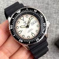 Montre de plongée automatique mécanique étanche 200M en acier inoxydable 41mm, lunette rotative unidirectionnelle noire lumineuse, montre de sport