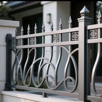 Garde-corps de balcon en fer forgé moderne et personnalisé à prix abordable avec finition satinée et miroir à vendre