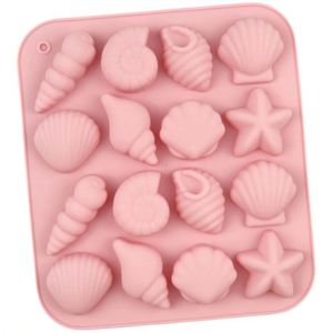 Moldes de Silicona para Chocolate y Fondant, Forma de Concha Marina, Grado Alimenticio, Libres de BPA, OEM/ODM - Product Image 3