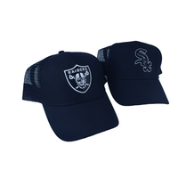 Gorra Trucker de Malla Negra, Venta al por Mayor de Fábrica, Logotipo Personalizado, Transpirable, Ajustable, para Adultos, Deportes al Aire Libre, Protección Solar, para Hombre, Estilo Formal y Urbano
