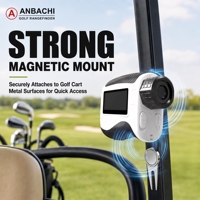 Télémètre de golf avec fonction de verrouillage du drapeau, vibration, grossissement 7X, optique claire, conception étanche pour la pratique