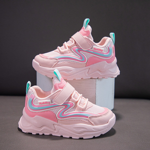 Cema Oem Rosa Roxo Presentes de Aniversário Papai Meninas Vulcanizado Calçados Esportivos Chunky para Calçados Infantis Bonito Dos Desenhos Animados Princesa Sapatos - Product Image 5