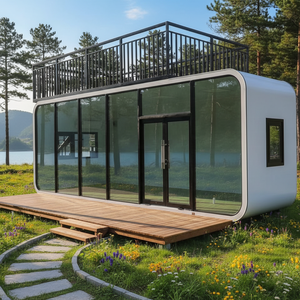 Cafetería Móvil Comercial Personalizada, Tipo Cabaña Apple Pod |   Quiosco Prefabricado Portátil para Venta Ambulante, Puesto de Comida Callejera, Moderno Stand de Exhibición - Product Image 3