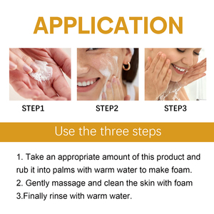 Limpiador <span class=keywords><strong>Facial</strong></span> de Arroz Natural de Marca Privada, Antienvejecimiento, Exfoliante, Reduce Poros, Espuma Limpiadora <span class=keywords><strong>Facial</strong></span> que Combate Imperfecciones y Granos - Product Image 5