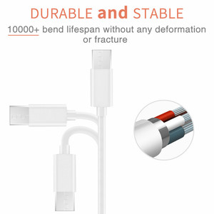 Cavo caricatore dati USB di tipo <span class=keywords><strong>C</strong></span> a tipo <span class=keywords><strong>C</strong></span> ricarica rapida - Product Image 3