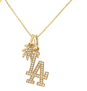 Délicat <span class=keywords><strong>LA</strong></span> palmier pendentif collier <span class=keywords><strong>boho</strong></span> plage bijoux <span class=keywords><strong>LA</strong></span> sport amant collier cadeau d'anniversaire mode populaire - Product Image 3