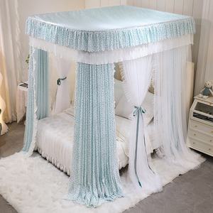 <span class=keywords><strong>Moustiquaire</strong></span> princesse wind, double couche, rail de guidage en U, rideau de lit occultant, livraison gratuite - Product Image 2