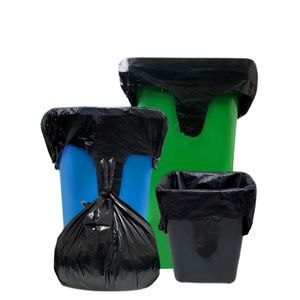 Sacs poubelles d'assainissement en plastique robuste Impression par gravure Matériaux recyclés Tailles personnalisables Exposition de supermarché - Product Image 1