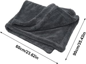 2-Pack Quick-Dry Microfiber <b>Towels</b> <b>Extra</b> <b>Large</b> Ultra Absorbent for Cars & Trucks Streaks Scratches Water Spots - Product Image 2
