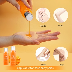 Nudillo personalizado que alivia la melanina, loción de aceite Exfoliante para piel negra, blanqueamiento de la piel, naranja y amarillo - Product Image 5