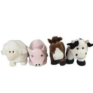खेत जानवरों भेड़ सुअर हार्स गाय नरम खिलौने कस्टम आलीशान भरवां खिलौना